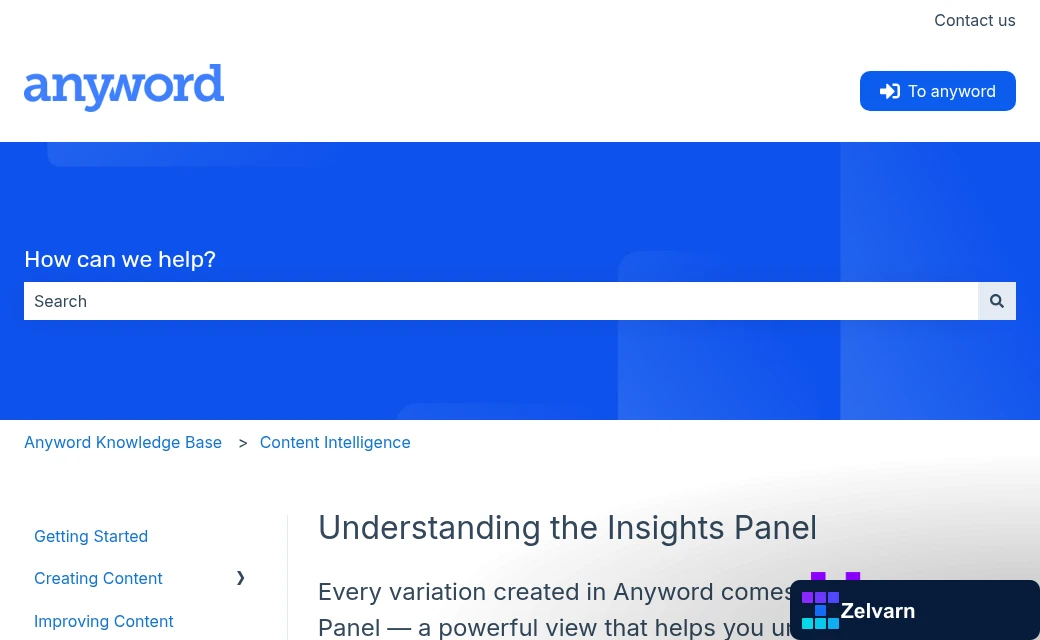 Anyword platform showing content generation limitations