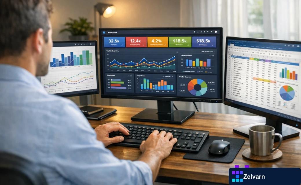 Internal link audit dashboard showing website structure