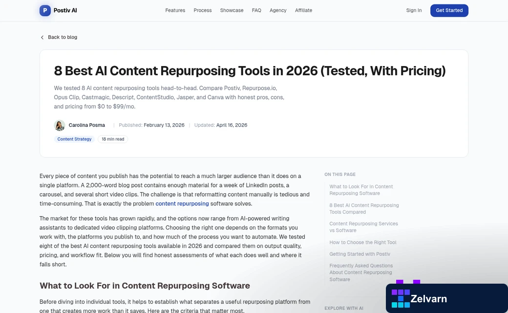 WordPress publishing tool selection interface