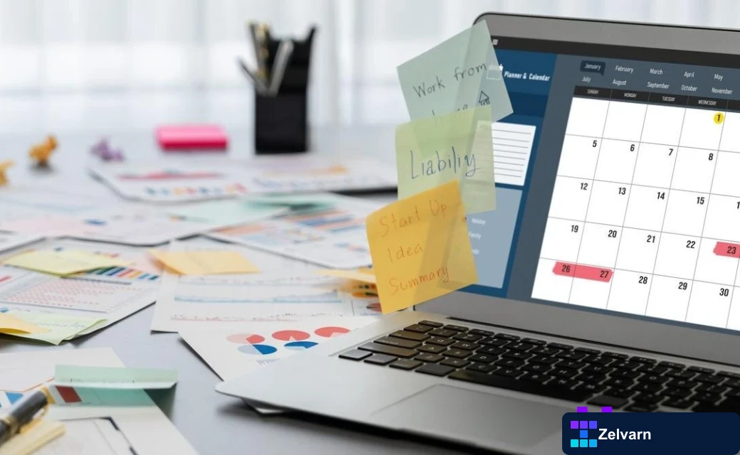 AI content calendar schedule planning interface