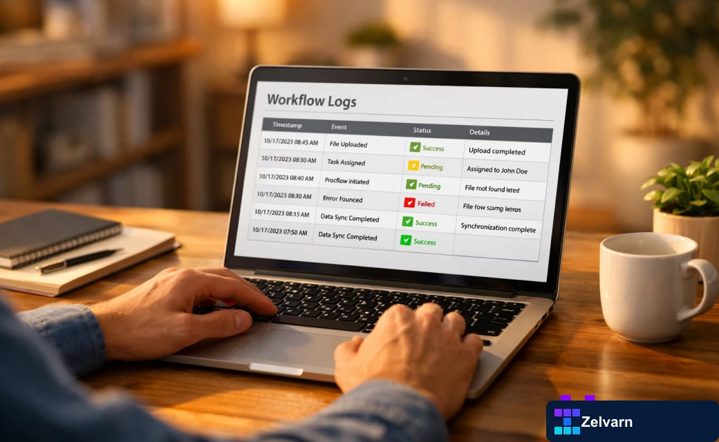 Automation workflow running smoothly over time